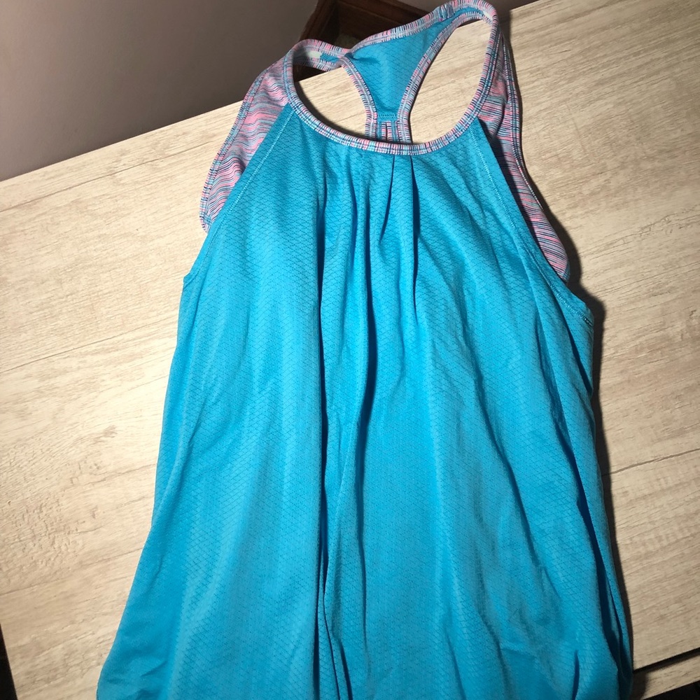 Blue ivivva tank